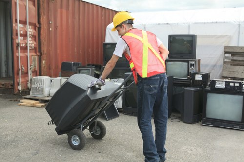 Modern fleet of skips